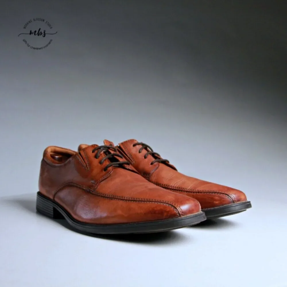 Clarks Tilden Walk Leather Oxford Brown Tan‎ Men 12